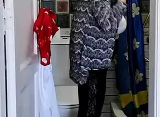 i spied on granny maria in toilet then joi explosion