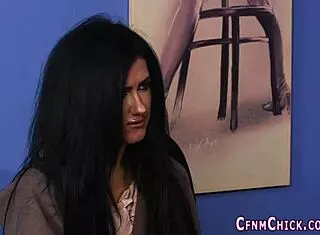 classy brit babe delivers sloppy femdom blowjob and handjob humiliation 💋🇬🇧😈