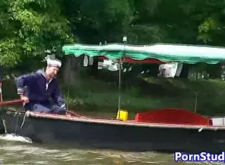 Public Nude Fetish Eurobabe Clothes Ripped Striptease Rides Waterbike Czech Outdoor