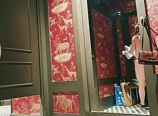 Risky fitting room fuck with cute italian sales babe 😏 big cock pounding! 🔥