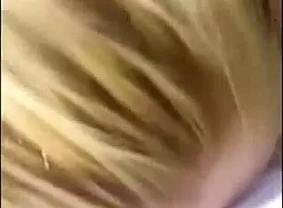 Cute blonde tinder date drops for public outdoor pov blowjob