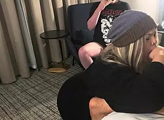 First Big Cock Cuckold Deepthroats Curvy Blonde Wife