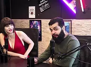 Lady Snow and Lord Kenobi's hottest sensual casting moments part 1 on sheer red.