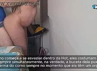 married slut takes loads leaking from her pussy!