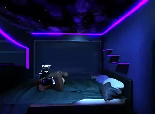 White whore turns sex slave riding old Roblox man's big black cock cowgirl style