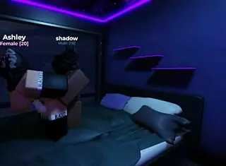 White whore turns sex slave riding old Roblox man's big black cock cowgirl style