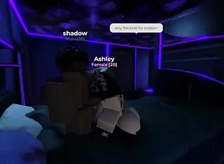 White whore turns sex slave riding old Roblox man's big black cock cowgirl style