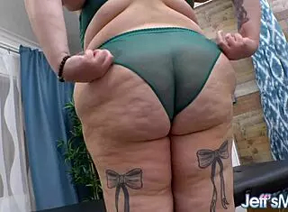 hey chubby sara star's huge curves jiggle wildly masturbating pussy with big toys