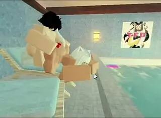 subscriber fucks milf slut rough by pool creampie