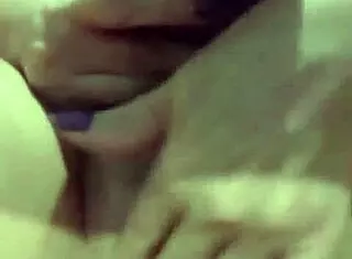 granny fingers herself wildly in solo play