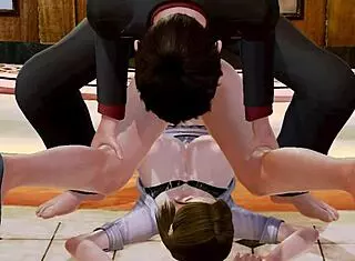 boss punishes maid with monster cock pounding in hentai 3d anime