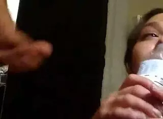 pornnapplepie's sloppy deepthroat milf wife update spills wet gags