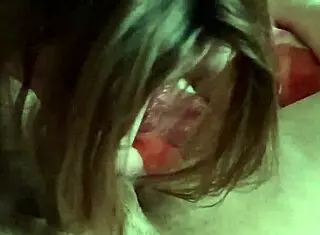 Amateur Milf Wife Gags On Cock With Deepthroat Before Facial Cumshot And Creampie