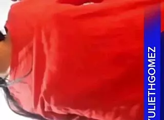 pornstar yulieth gomez gropes her huge arab ass wanna dive in boys?