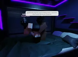 White whore turns sex slave riding old Roblox man's big black cock cowgirl style