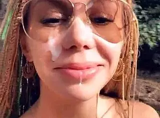 i got so horny on our forest walk we fucked wildly outdoors nonstop