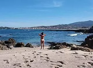 curvy spanish nudist hairy pussy beach voyeur closeup