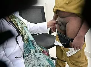 I caught Indian lady doc fucking patient on hidden hospital cam