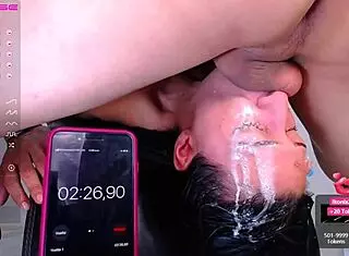 upside down face fucking ruthless deepthroat sluts