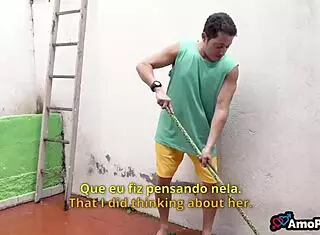 EU ESTAVA SOZINHO COM ELA EM CASA SÁBADO À TARDE DADDY TABOO SKINNY BRUNETTE BLOWJOB