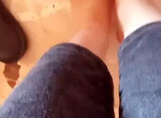 GRETA'S FRESH TOE NAIL POLISH DRIVES WILD HOMEMADE MILF CRAVINGS!