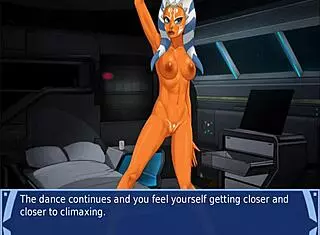 orange trainer 13 shakes tits and ass in hot dance