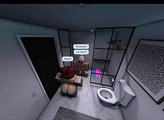 gf catches me showering and begs to join for big cock play