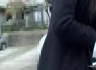 asian babe blows licks sucks boyfriend creampies hairy pussy