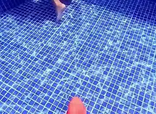 latina milf big ass takes strangers hard cock poolside public pounding 😈💦