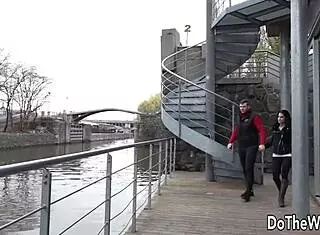 jocelyne black forces cuckold hubby eat bbc anal creampie