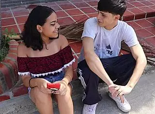 Chica calls hermanastro over horny wants rough creampie fuck moans 🔥🇨🇴💦