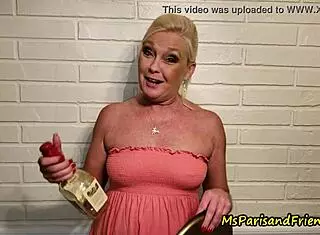 Hey wanna see this sexy milf pee in heels outdoors pov?