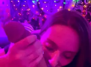 Laney Grey's Late Night Romantic POV Cock Sucking With Brad Newman!