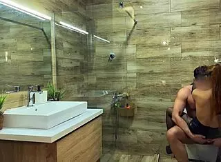 Hot myredfoxgirl rips dress cheating on hubby in party bathroom 💋🍆🔥