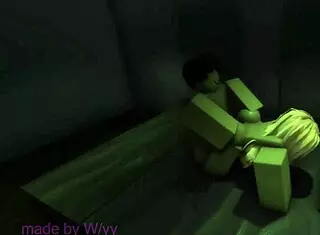 roblox girl bent over doggystyled to big cock creampie