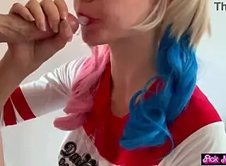 Fucking Real Harley Quinn's Big Natural Tits In Wild Ride