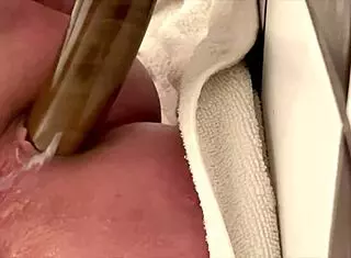 german milf housewife 50cm dildo anal buttplug clit piercing juicy orgasm