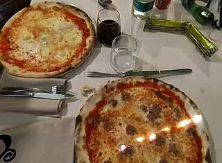 Back from trip, she oils boyfriend's big cock for that deep massage ride