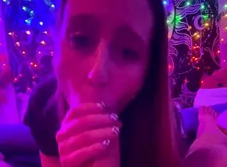 Laney Grey's Late Night Romantic POV Cock Sucking With Brad Newman!