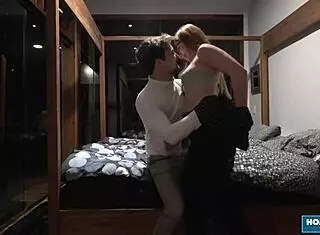 adorable ema fucked rough as friends watch her squirm