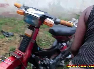 i begged him to fuck me after washing hubby's bike... he railed me hard!