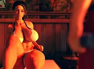 innocent stepmother massage turns wild pussy fucking big ass milf pounding