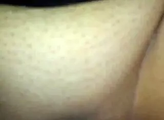 hot amateur babe takes closeup creampie doggystyle homemade