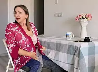 you catch stepmom watching porn but she reveals her shocking futanari milf shemale surprise taboo