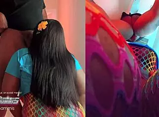 thick girl gags deep on cock balls deep in casting tease