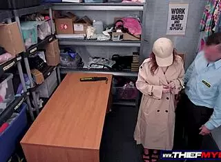 Hey shoplifter milf, ready for security's hard bdsm cock pounding?