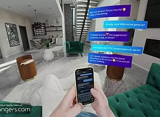 Flexy Armani meets stranger! VR Bangers fucks her hard series