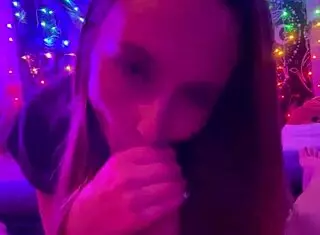 Laney Grey's Late Night Romantic POV Cock Sucking With Brad Newman!