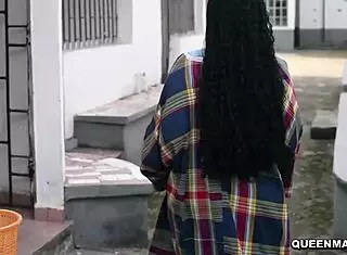 hey hausa guy pounds alhaja pussy hard doggy creampie closeup