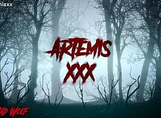 A Wolf Ravaging Tight Ebony Pussy in Rough Domination